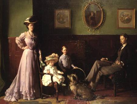 Group portrait of the family of George Swinton